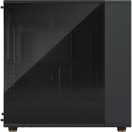 Fractal Design North XL Midi-Tower-Gehäuse (schwarze Holzfarbe | 2x USB-A | 1x USB-C | gehärtetes Glas)