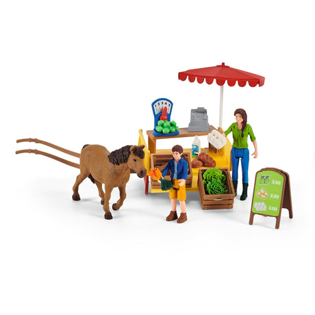 Schleich Bauernhofwelt – mobile Bauernhof-Ständer-Spielfigur