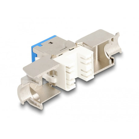 Delock Keystone Modul RJ45 Buchse auf LSA Cat 6a werkzeuglos, 8 Stück (mehrfarbig)