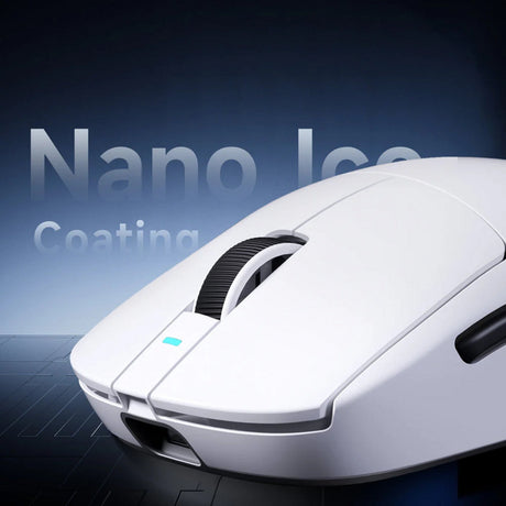 Mchose A7 Ultra Wireless Gaming-Maus (weiß, bis zu 26.000 dpi, 2,4 GHz USB-C Bluetooth)