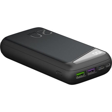 Goobay Schnelllade-Powerbank 20.000 mAh – 74 Wh (schwarz, USB-C PD, QC 3.0)