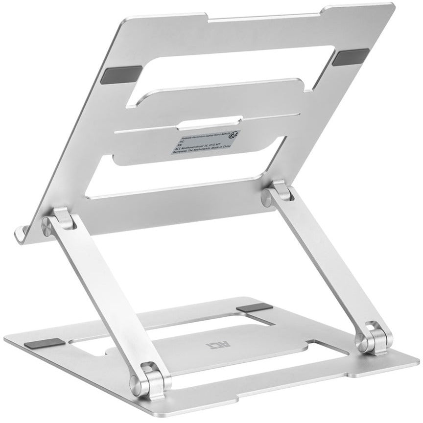 Act Connectivity Laptopständer Aluminium (Aluminium, klappbar, stufenlos höhenverstellbar)