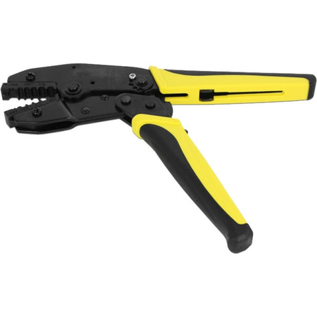 Delock Universal-Koax-Crimpzange (schwarz gelb, 7 Durchmesser)