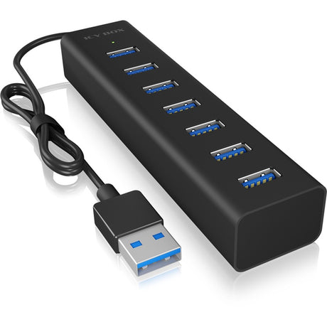 Icy Box ib-hub1700-u3 USB-Hub (schwarz)