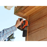 Black+decker bdcros18 18V Akku-Exzenterschleifer (schwarzorange, Aufbewahrungstasche, Ladegerät und Akku im Lieferumfang enthalten)