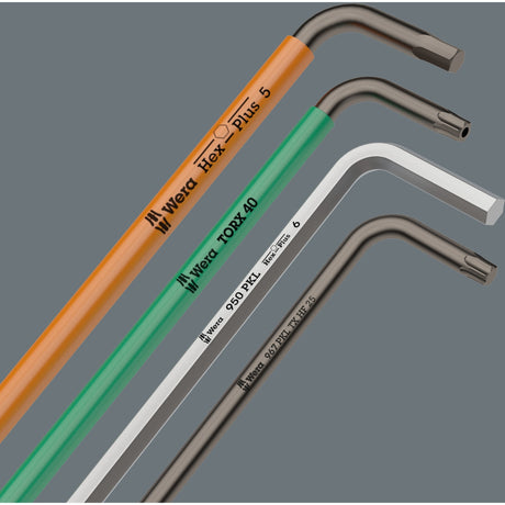 Wera Innensechskantschlüsselsatz Torx 967 9 TX BO mehrfarbig 1 SB (9-teilig, Torx T8 bis T40)