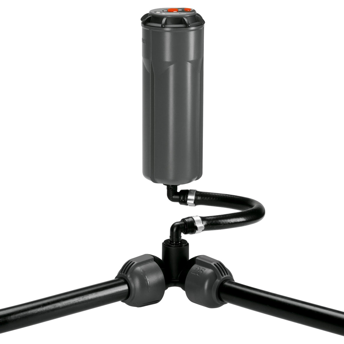 Gardena Eckstück 25 mm x 3 4 Innengewindeanschluss (schwarz grau)