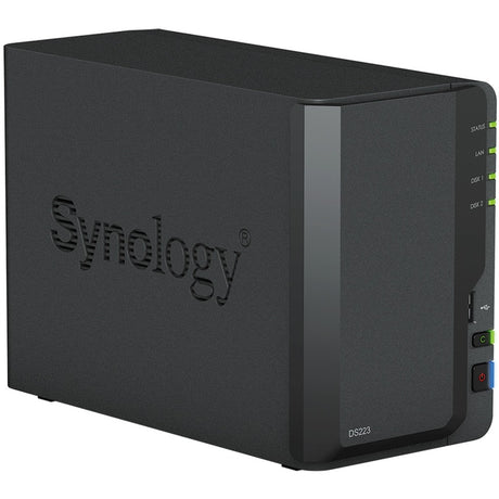 Synology Diskstation DS223 NAS (schwarz, 1x 1GB LAN, 3x USB 3.2 Gen 1)
