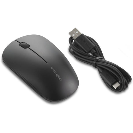 Kensington My230 EQ wiederaufladbare Maus – kabellos – mittelgroß (schwarz, Bluetooth, 2,4 GHz)
