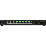 Netgear gs310tpv2 switch (zwart, 55w poe budget)