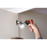 Black+Decker 3,6-V-Lithium-Ionen-Schnellschrauber-Akkuschrauber (Orange Schwarz)