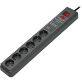 Brennenstuhl Secure-tec 19500A +Surge-Schutz 6x