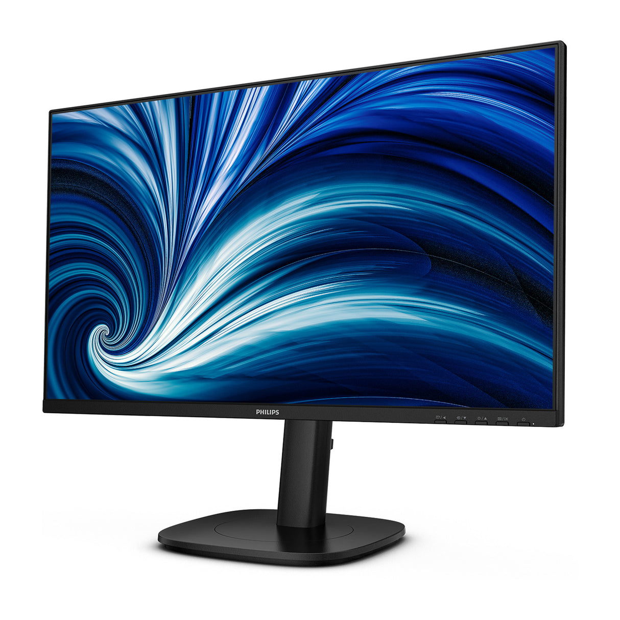 Philips 24b2u3601 00 23.8 monitor (zwart, hdmi, displayport, usb-c, lan, audio, 120 hz)