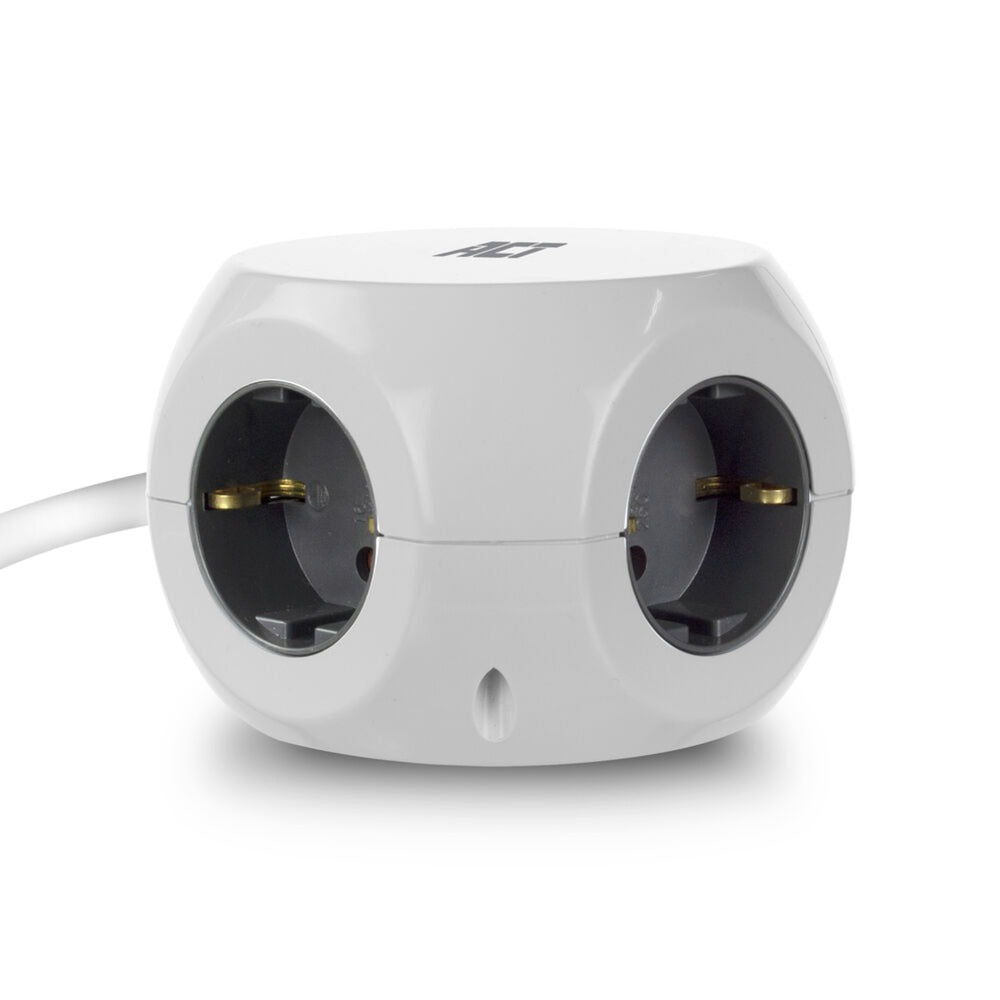 Act-Steckdosenleiste Cube mit 3 Steckdosen (Typ F), 30 W pd