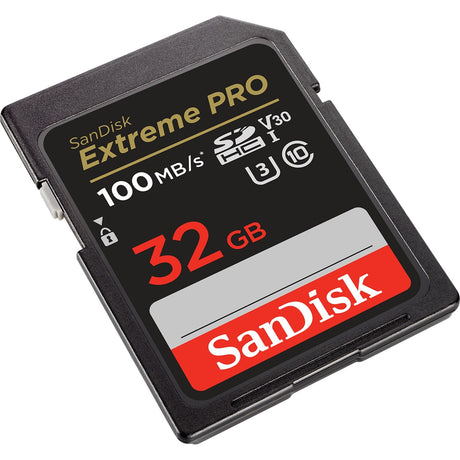 Sandisk Extreme Pro SDHC 32 GB Speicherkarte (schwarz, UHS-I, Klasse 10, U3, V30)