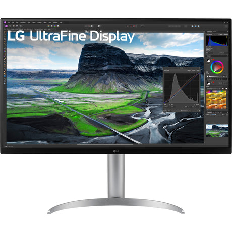LG Ultrafine 32UQ850V-W 31,5 4K UHD Monitor (Weiß, 2x HDMI, Display Port, 2x USB-A, USB-B, USB-C)