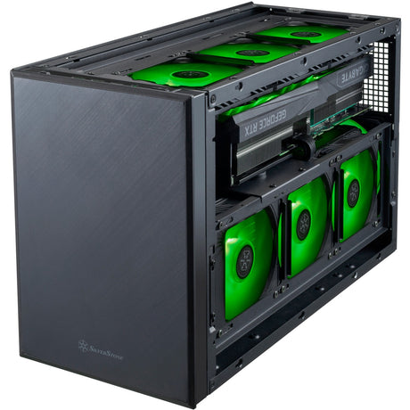 Silverstone Sugo 17 Mini-Tower-Gehäuse (schwarz | 2x USB-A | 1x USB-C)