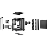 Be quiet! light base 500 midi tower behuizing (zwart | 2x usb-a | 1x usb-c | rgb | window)