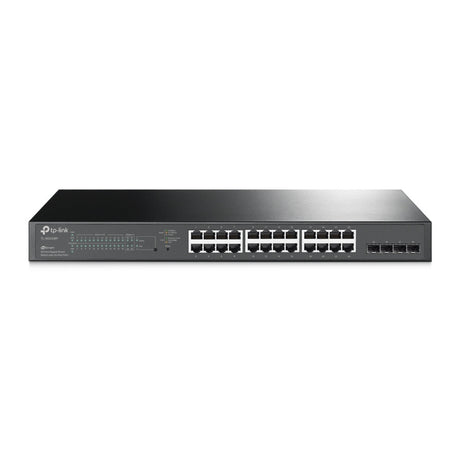 Tp-link omada sg2428p jetstream 28-poorts gigabit smart-switch (zwart, 24x poe+)