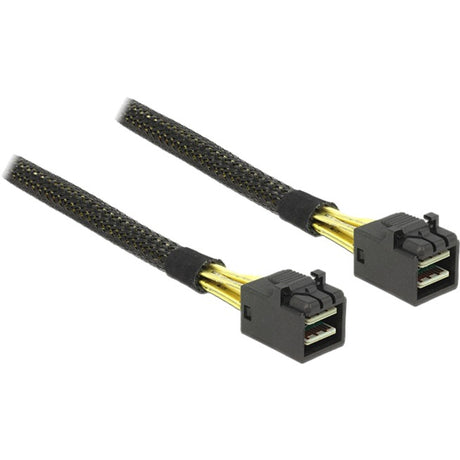 Delock Mini SAS HD SFF-8643 > Mini SAS HD SFF-8643 Kabel (schwarz, 0,5 Meter)