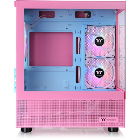 Thermaltake View 170 TG ArGB Mini-Tower-Gehäuse (Rosa | 2x USB-A | RGB | gehärtetes Glas)