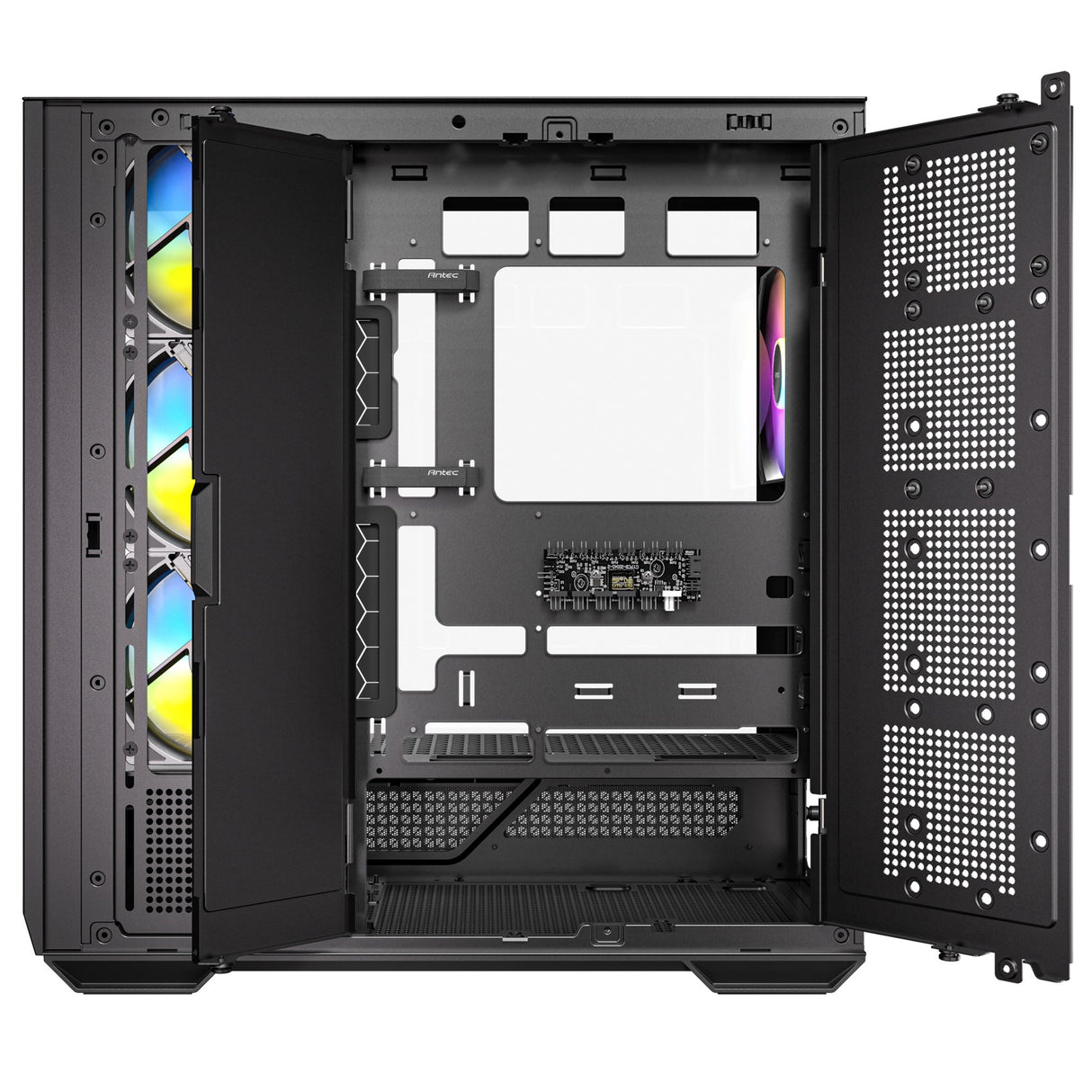 Antec c7 argb Midi-Tower-Gehäuse (schwarz | 2x USB-A | 1x USB-C | gehärtetes Glas)