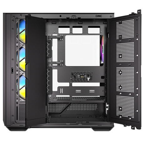 Antec c7 argb Midi-Tower-Gehäuse (schwarz | 2x USB-A | 1x USB-C | gehärtetes Glas)