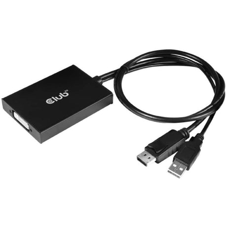 Club 3D DisplayPort auf Dual Link DVI-D HDCP Off Version Aktiver Adapter für Apple Cinema Displays (Schwarz)