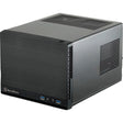 Silverstone SG13B-Q Mini-Tower-Gehäuse (schwarz | 2x USB-A)