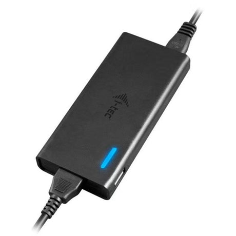 I-tec USB-C HDMI DP Dockingstation mit Stromversorgung 65 W + Universal-Ladegerät 77 W (schwarz)