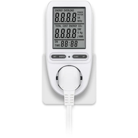 Goobay digitales Energiekostenmessgerät Pro Messgerät (weiß)