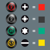 Wera 300 7 mix 2 Schraubendreher-Set (schwarz grün, 7-teilig)