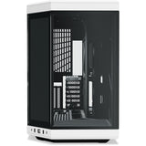 Hyte y70 touch infinite midi tower behuizing (wit zwart | 2x usb-a | 1x usb-c | tempered glass)