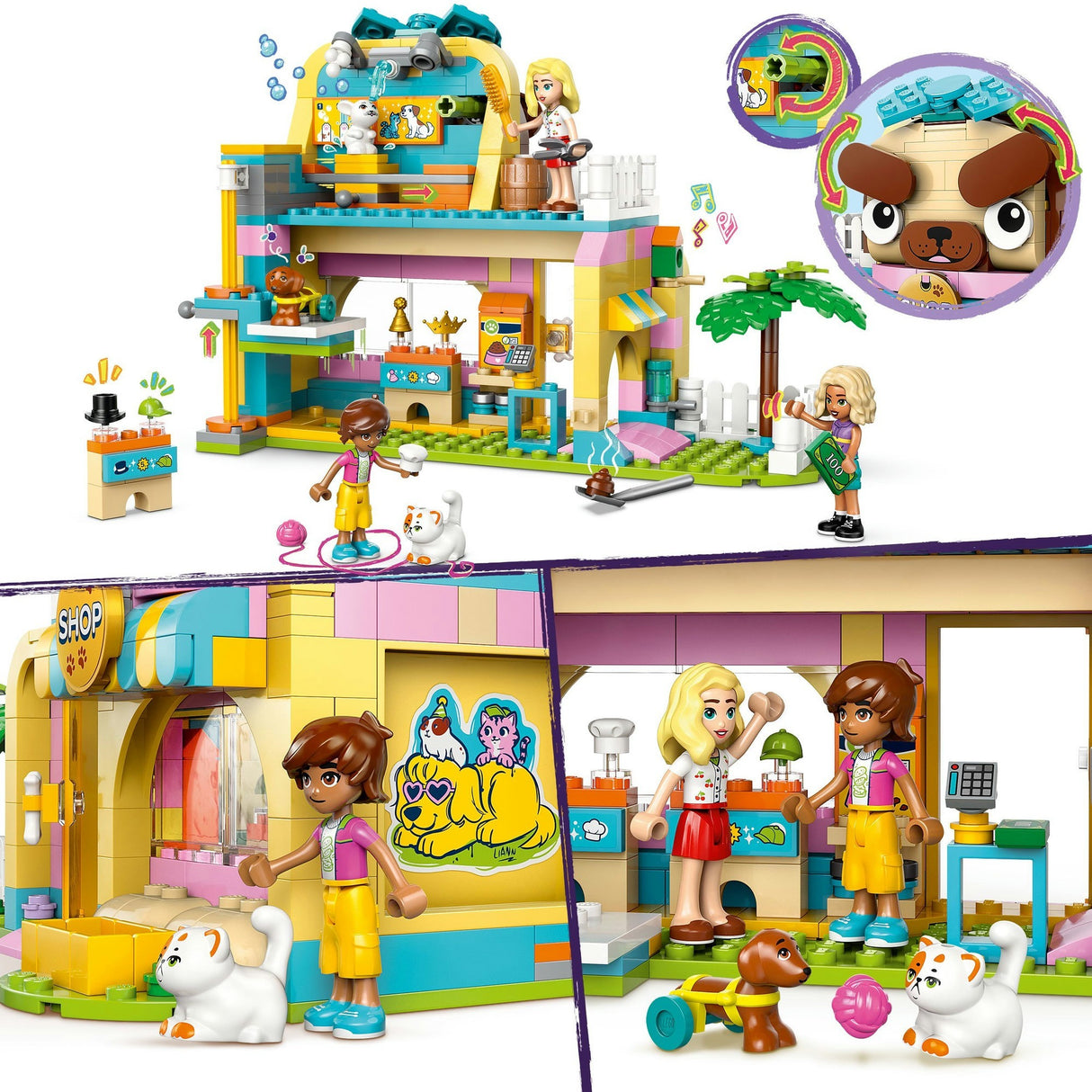 Lego Friends Laden mit Tierzubehör – 42650