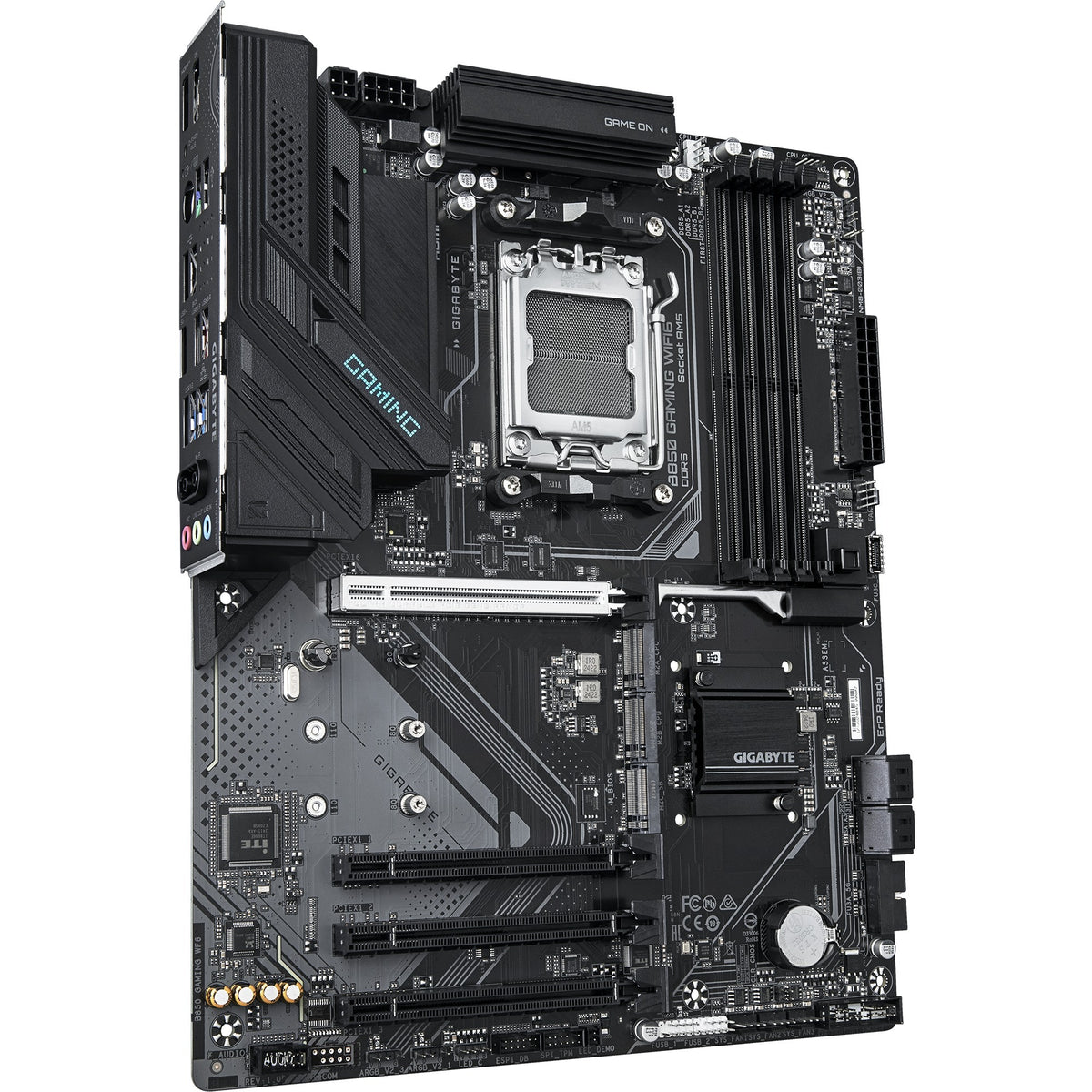 Gigabyte B850 Gaming WiFi6 Sockel AM5 Motherboard (Schwarz, RAID, GB-LAN, WiFi 6, BT, Sound, ATX)