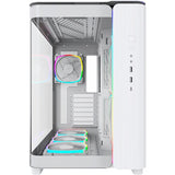 Montech King 95 Pro Midi-Tower-Gehäuse (weiß | 2x USB-A | 1x USB-C | RGB | gehärtetes Glas)