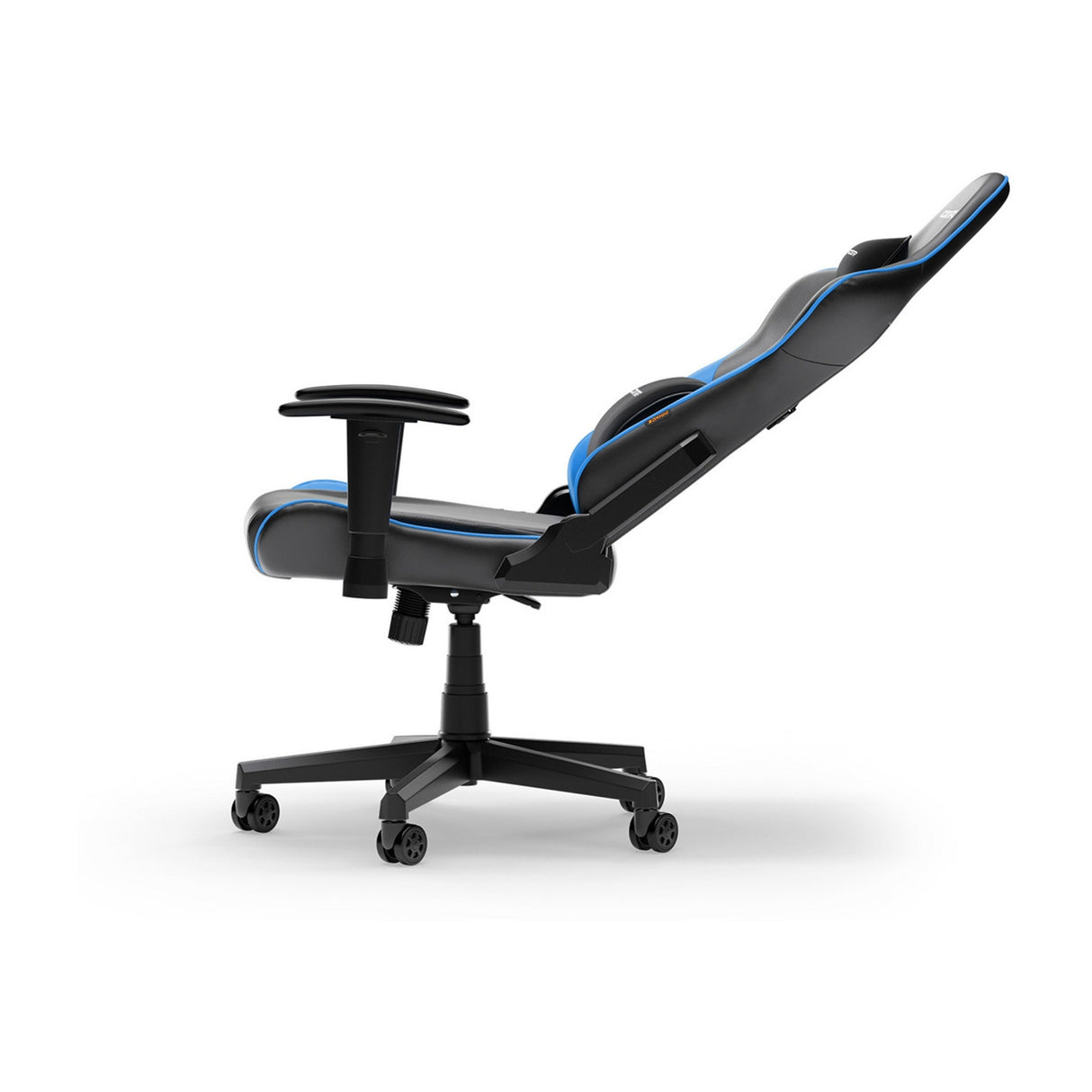 Dxracer prince l black blue pvc leather gamestoel (zwart blauw)