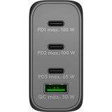 Goobay USB-C PD Multiport Schnellladegerät (100 W) (Schwarz)