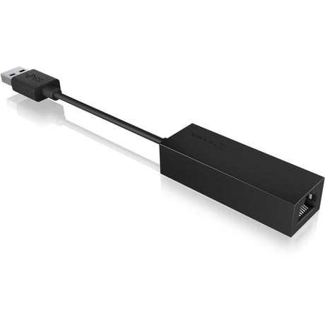 Icy Box ib-ac501a, USB 3.0 > RJ-45 Adapter (schwarz)