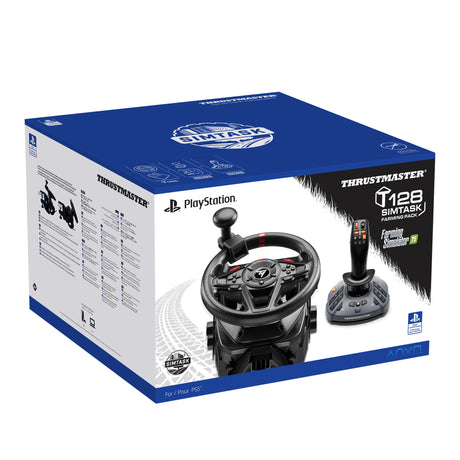 Thrustmaster t128 simtask farming pack simulatorset (zwart, playstation 5, pc)