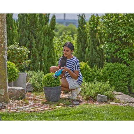 Gardena Akku-Gras- und Strauchschere Classiccut Li Grasschere (türkisschwarz, inkl. Li-Ionen-Akku 2,5 Ah)