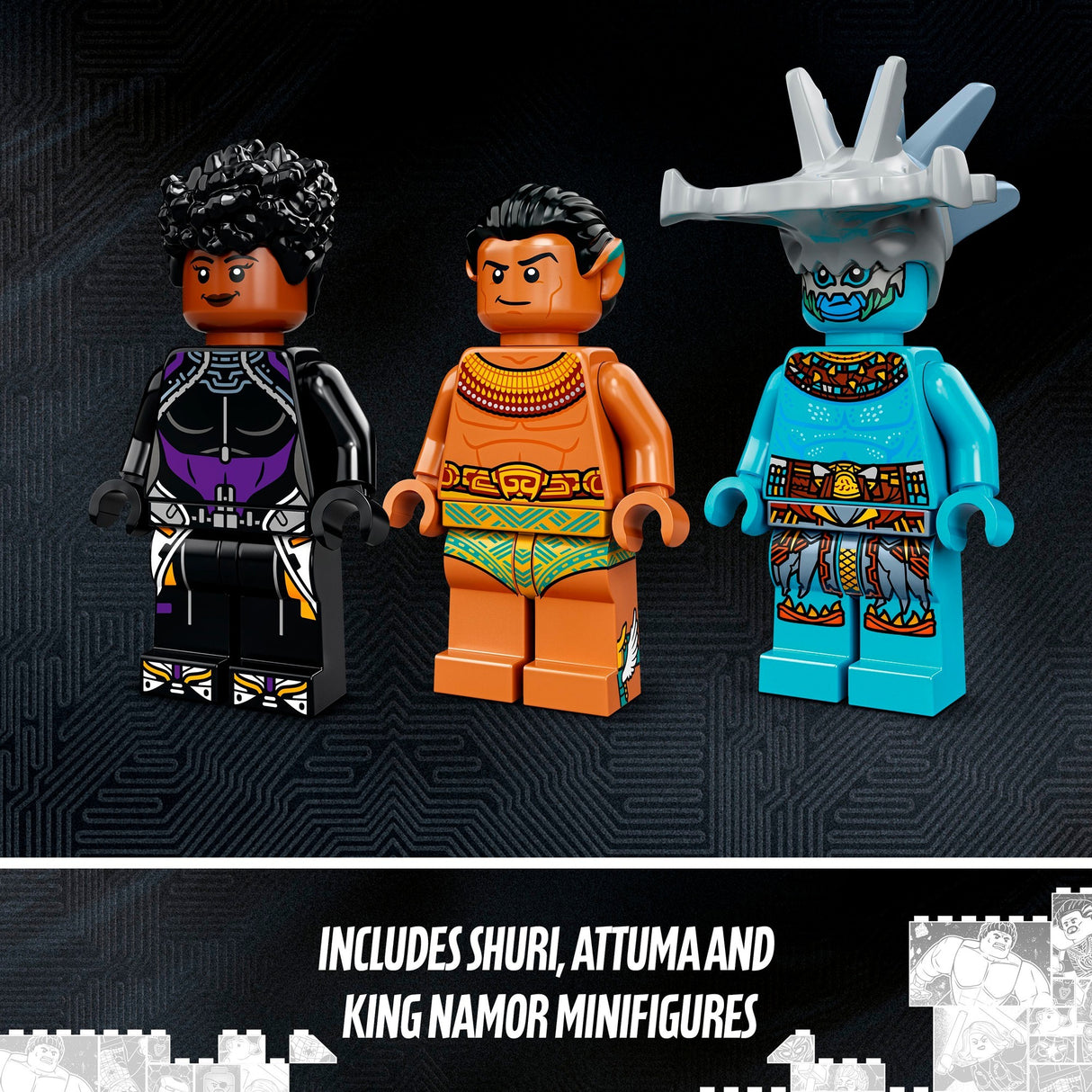 Lego Marvel – Bauspielzeug „König Namors Thronsaal“ (76213)