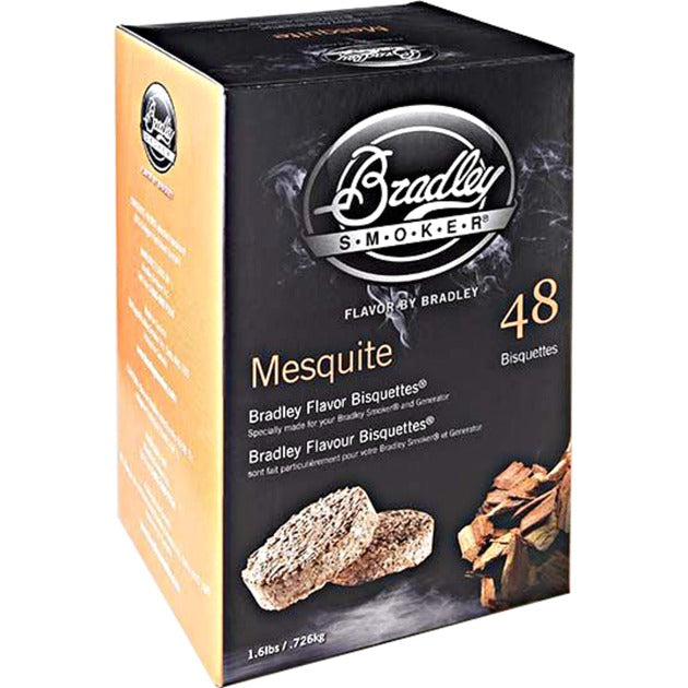 Bradley Mesquite-Holzbriketts Räucherholz (48 Stück)