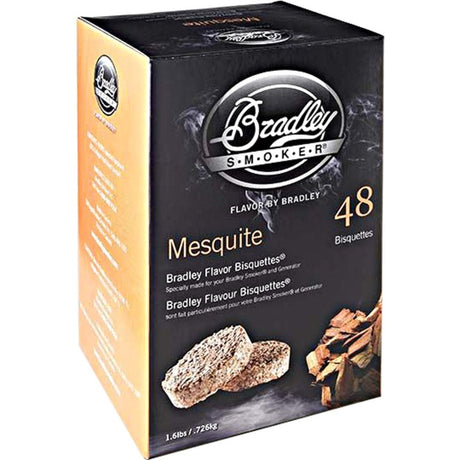 Bradley Mesquite-Holzbriketts Räucherholz (48 Stück)