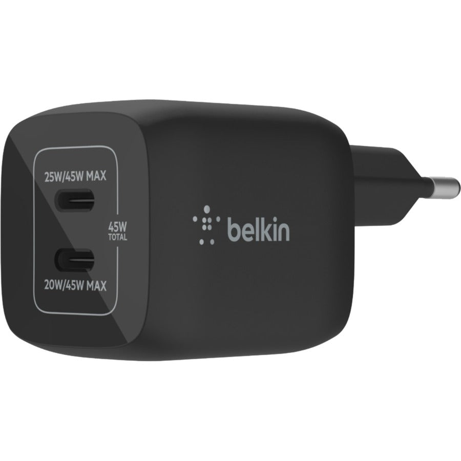 Belkin Boostcharge Pro 2-poort USB-C GaN-Wandlader mit P.