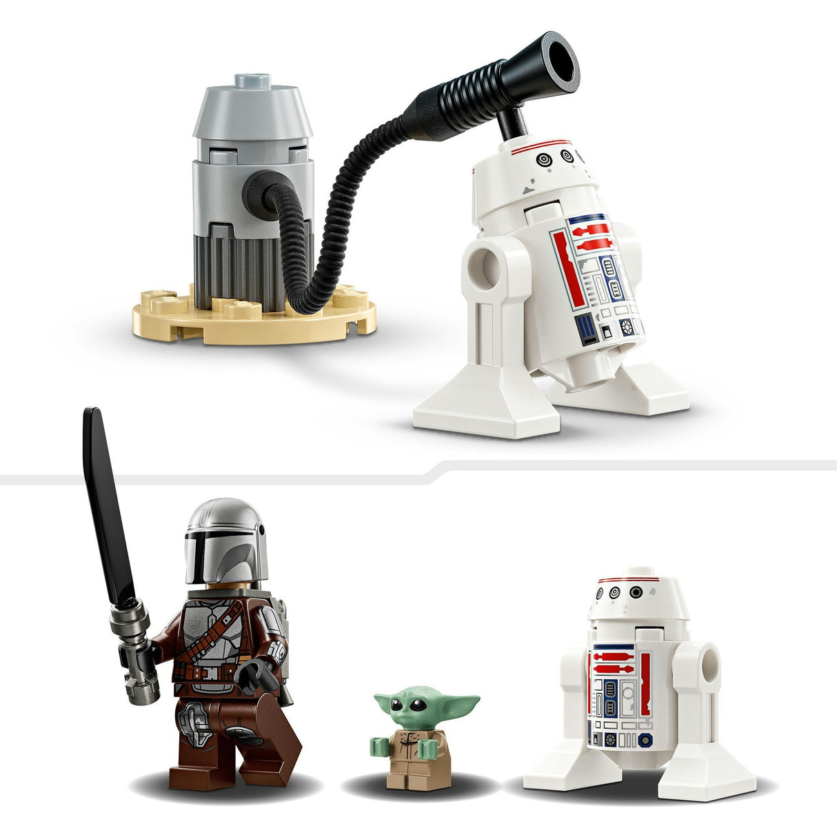 Lego Star Wars 75410 Mando und Grogus N-1 Starfighter