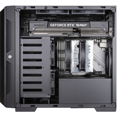 Silverstone CS382 Mini-Tower-Gehäuse (schwarz | 2x USB-A | 1x USB-C)