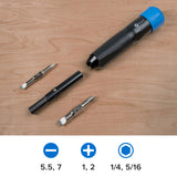 Ifixit Narwhal 6-in-1-Schraubendreher-Bit-Set (schwarz blau)