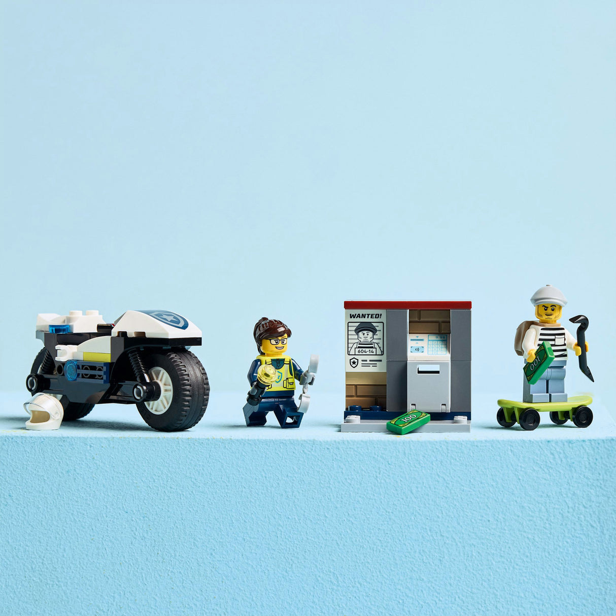 Lego City 60455 Verfolgungsjagd mit Polizeimotorrad