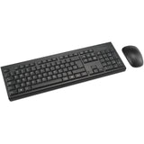 Kensington km150 eq kabelloses Desktop-Set, Desktop-Set (schwarz, US-Layout (QWERTY), Membran, 100 %, 1200 dpi)